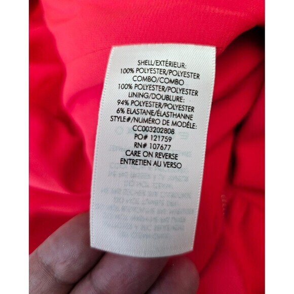 $330 Reg. Alice + Olivia Romper Red Skort Dress Size 12 - Picture 8 of 9